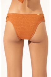 Calcinha Franzida Comfort Spritz Caramelo