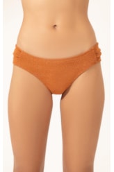 Calcinha Franzida Comfort Spritz Caramelo