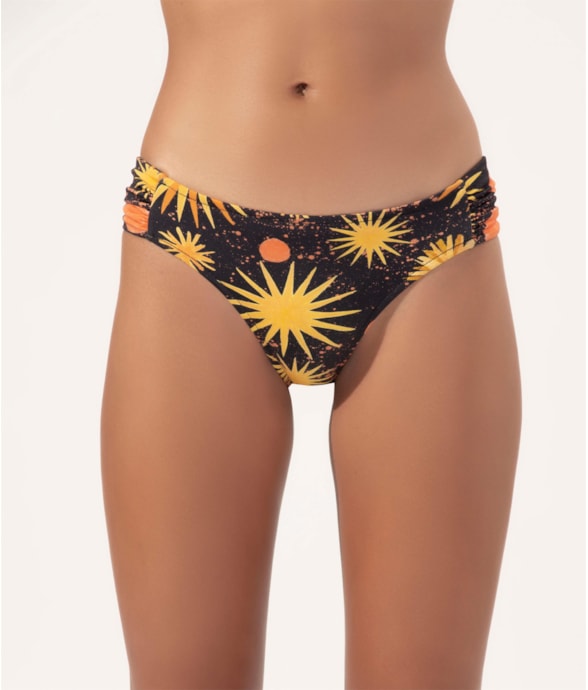 Calcinha Franzida Comfort Verano Preto