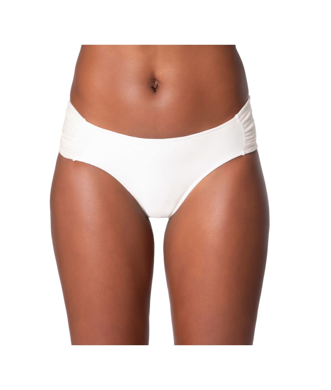 Calcinha Franzida Comfort Ville Off White