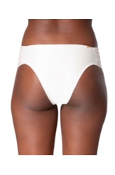 Calcinha Franzida Comfort Ville Off White