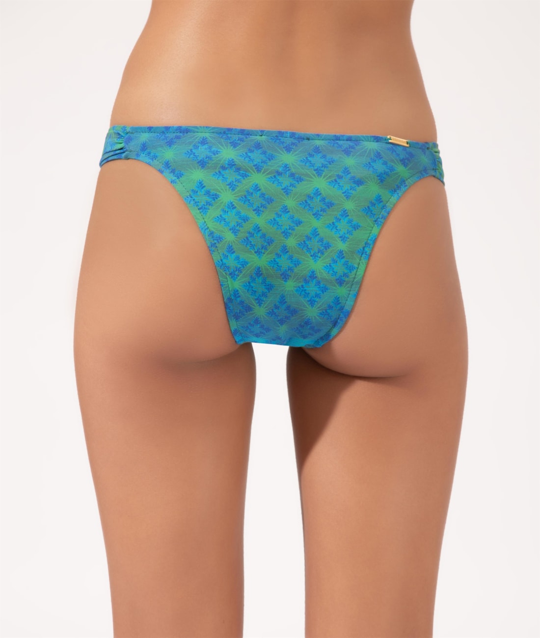 Calcinha Franzida Lateral Dolce Vita Azul Bic