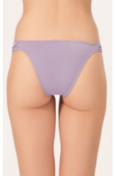 Calcinha Franzida Lateral Draping Lilas