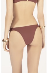 Calcinha Franzida Lateral Draping Marrom