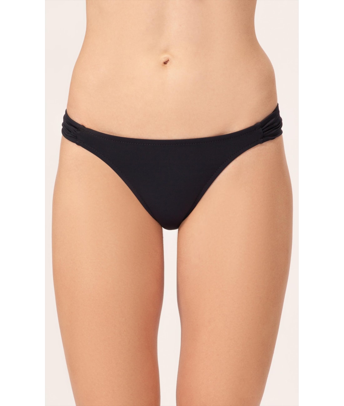 Calcinha Franzida Lateral Draping Preto