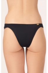 Calcinha Franzida Lateral Draping Preto