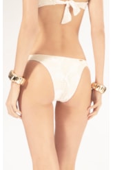 Calcinha Franzida Lateral Flow Off White