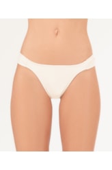 Calcinha Franzida Lateral Silk Off White