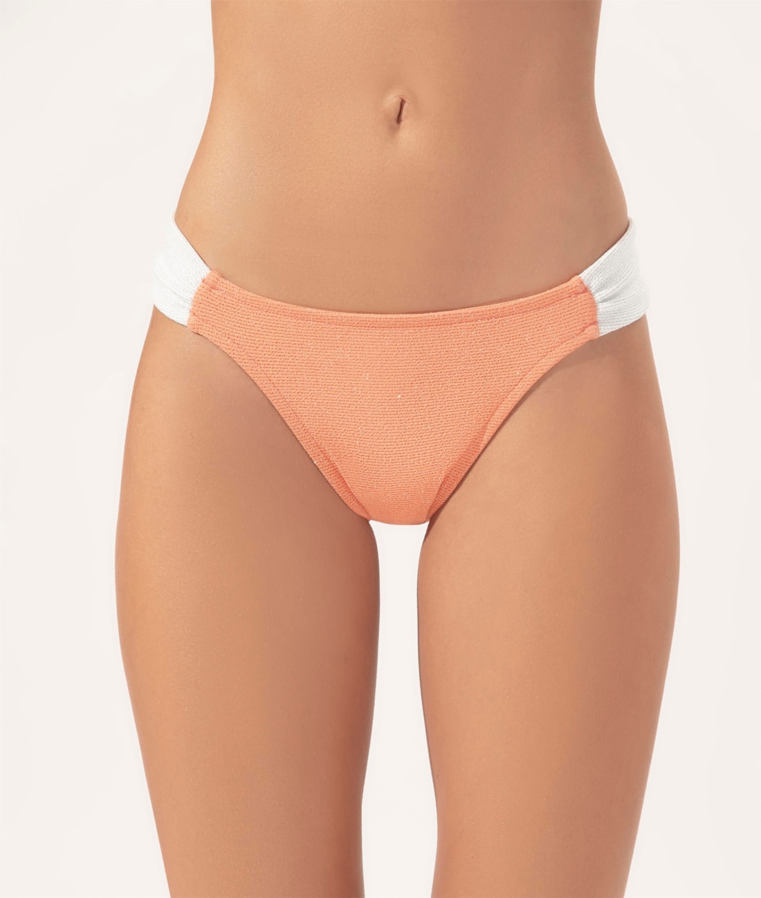 Calcinha Franzida Lateral Spritz Salmao