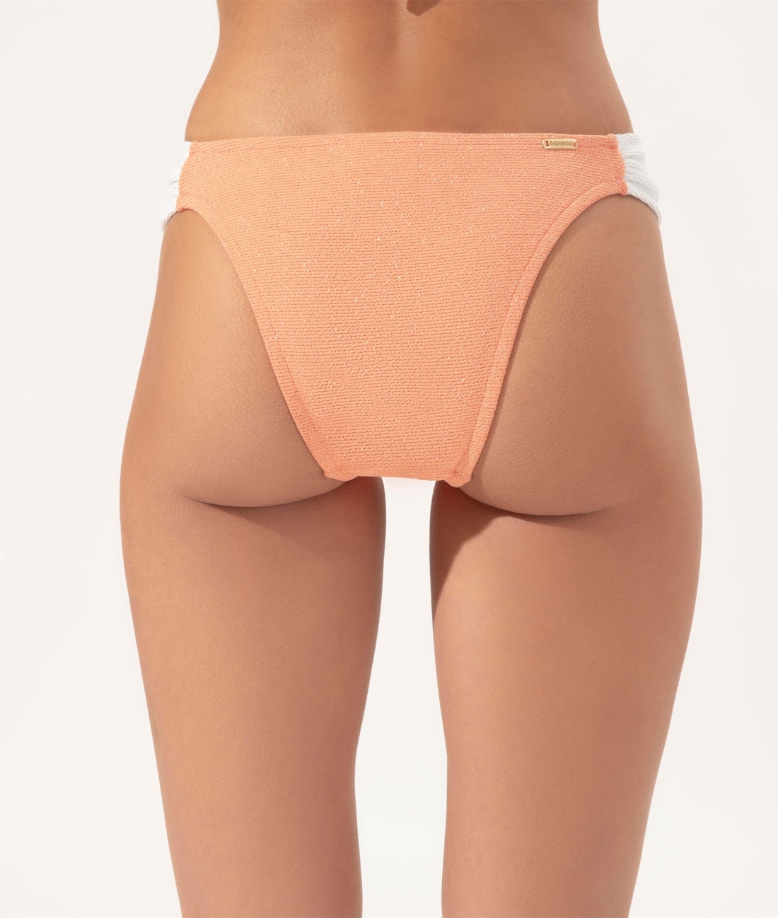 Calcinha Franzida Lateral Spritz Salmao