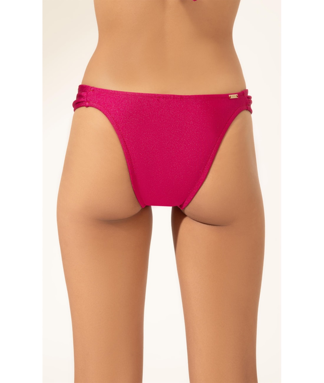 Calcinha Franzida Lateral Sunset Pink