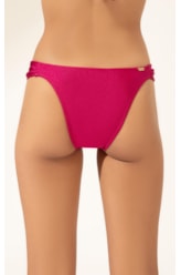 Calcinha Franzida Lateral Sunset Pink