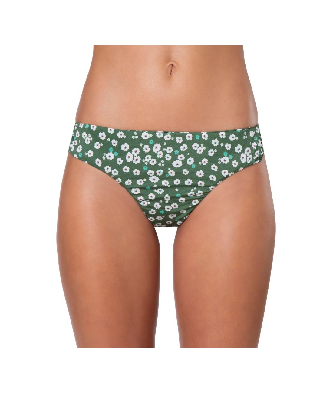 Calcinha Franzida Miracle Up Daisy Verde Militar