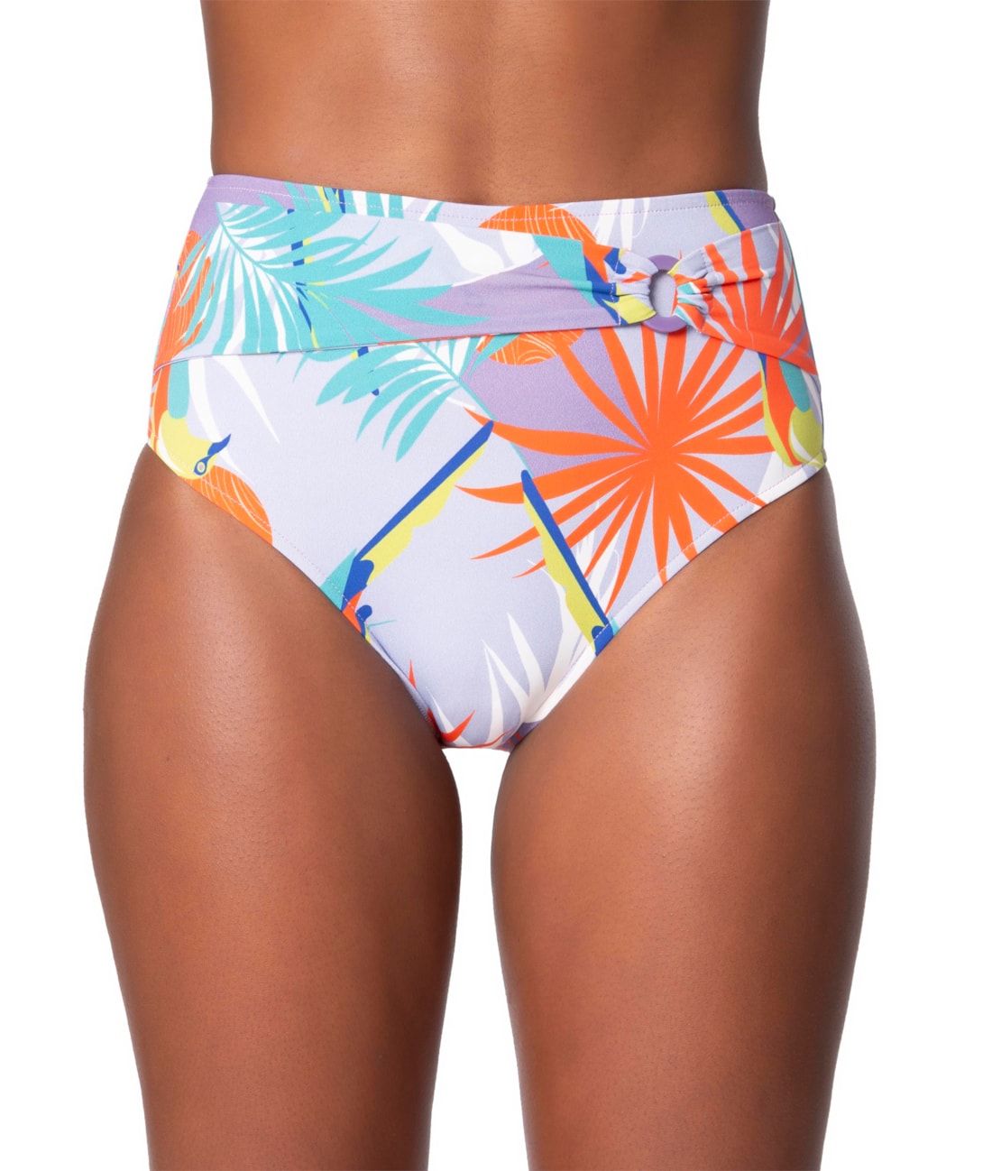 Calcinha Hot Pant Com Argola Carandá Lilas
