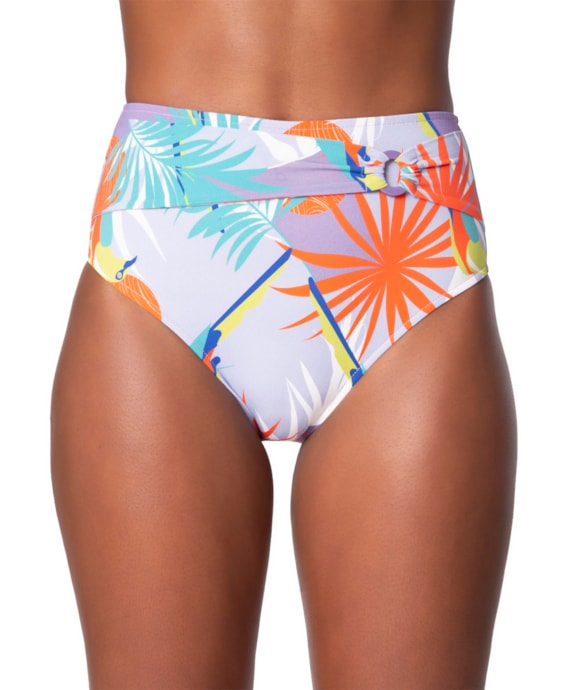Calcinha Hot Pant Com Argola Carandá Lilas