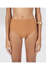 Calcinha Hot Pant Crepe Shine Caramelo