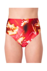 Calcinha Hot Pant Peônia Vinho