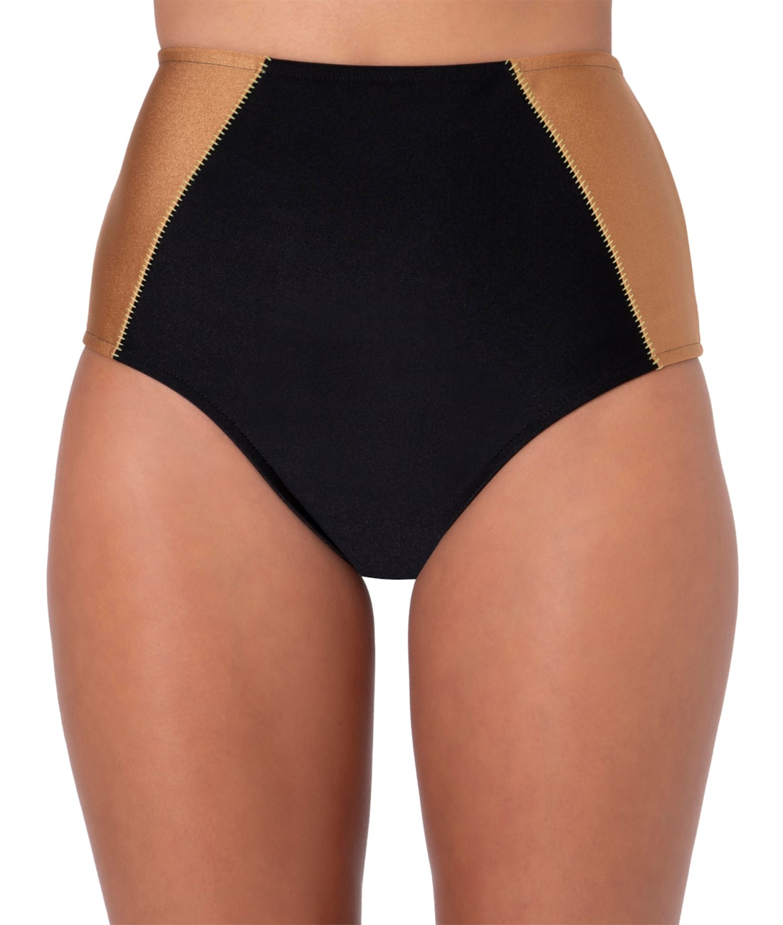 Calcinha Hot Pant Recortes Preto