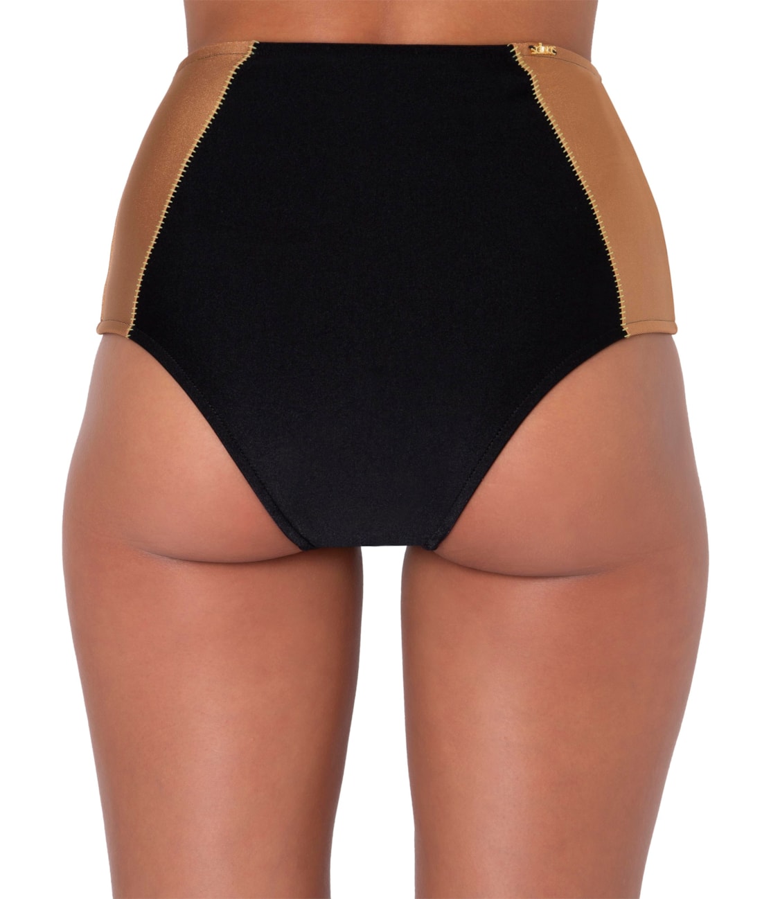 Calcinha Hot Pant Recortes Preto