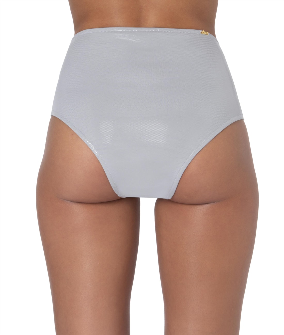 Calcinha Hot Pants Folia Cinza Claro
