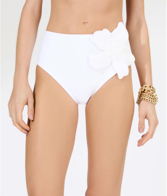 Calcinha Hot Pants Liso Blossom Branco