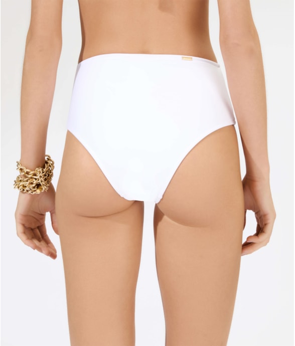 Calcinha Hot Pants Liso Blossom Branco