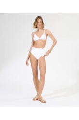 Calcinha Hot Pants Liso Blossom Branco