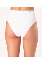 Calcinha Hot Pants Recorte Dominica Branco