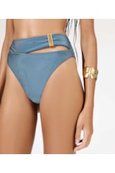 Calcinha Hot Pants Recorte Sunset Azul Bic