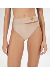 Calcinha Hot Pants Recorte Sunset Bege