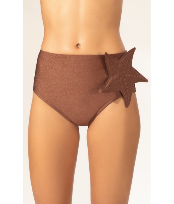 Calcinha Hot Pants Starfish Marrom