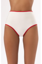 Calcinha Hot Pants Viés Perola
