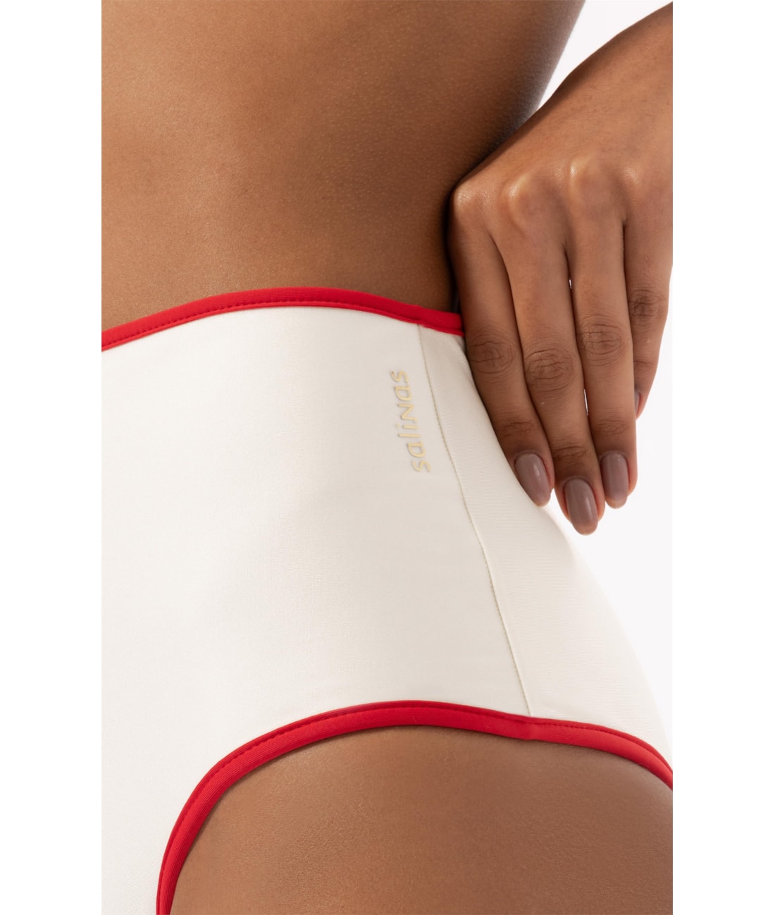 Calcinha Hot Pants Viés Perola