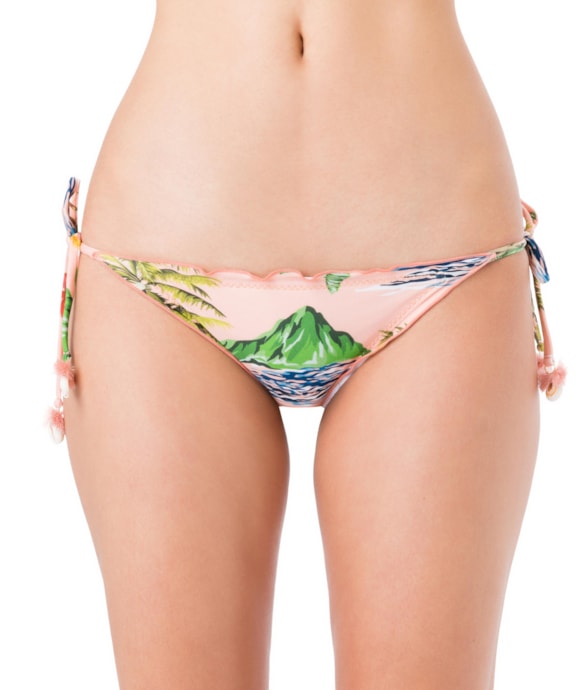 Calcinha Lacinho Frufru Aloha Rosa