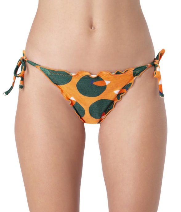 Calcinha Lacinho Frufru Citrus Laranja