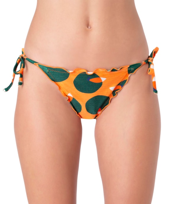 Calcinha Lacinho Frufru Citrus Laranja