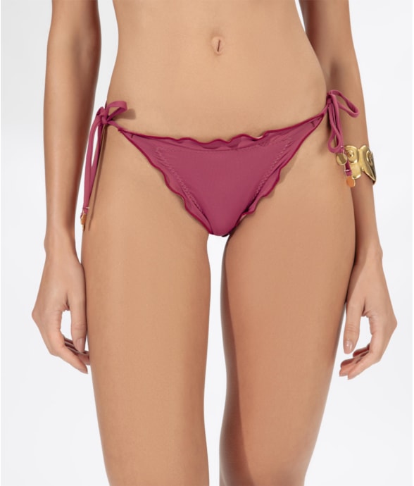 Calcinha Lacinho Frufru Clássicos Mauve