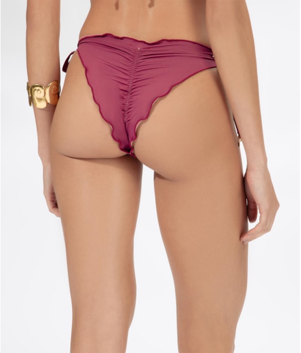 Calcinha Lacinho Frufru Clássicos Mauve