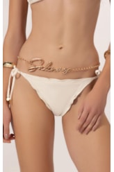 Calcinha Lacinho Frufru Clássicos Off White