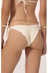 Calcinha Lacinho Frufru Clássicos Off White