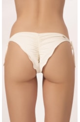 Calcinha Lacinho Frufru Clássicos Off White