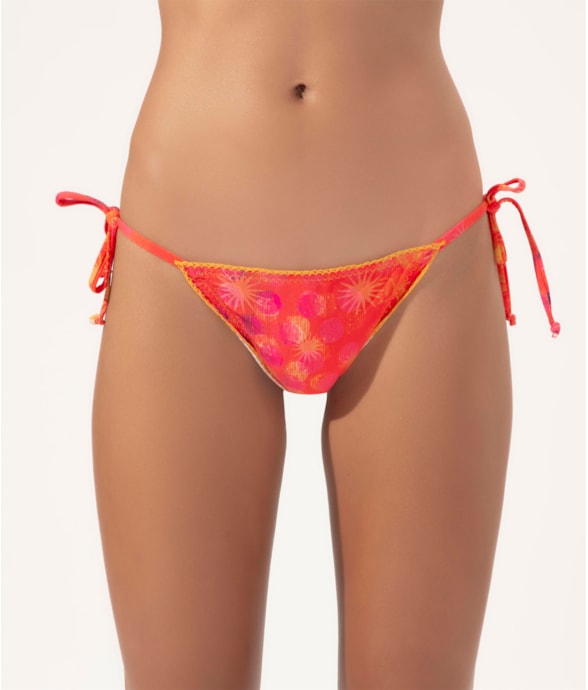 Calcinha Lacinho Frufru Essence Laranja