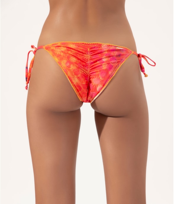 Calcinha Lacinho Frufru Essence Laranja