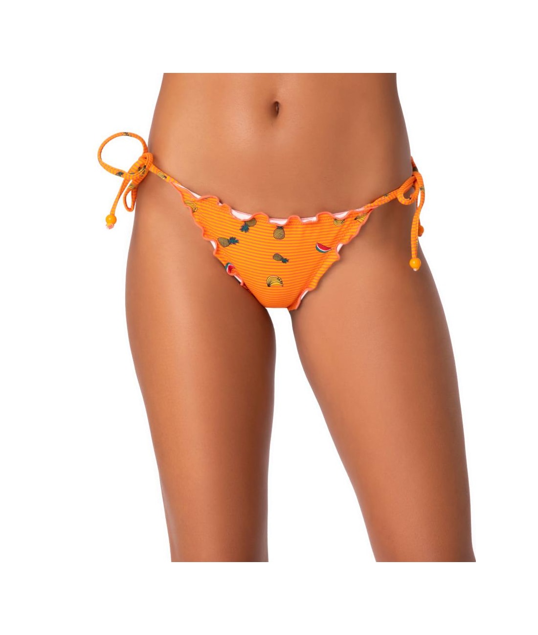 Calcinha Lacinho Frufru Fruteria Laranja