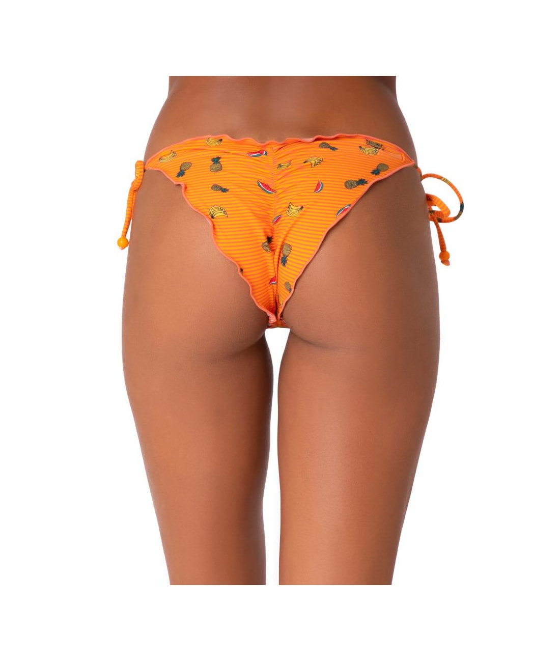 Calcinha Lacinho Frufru Fruteria Laranja