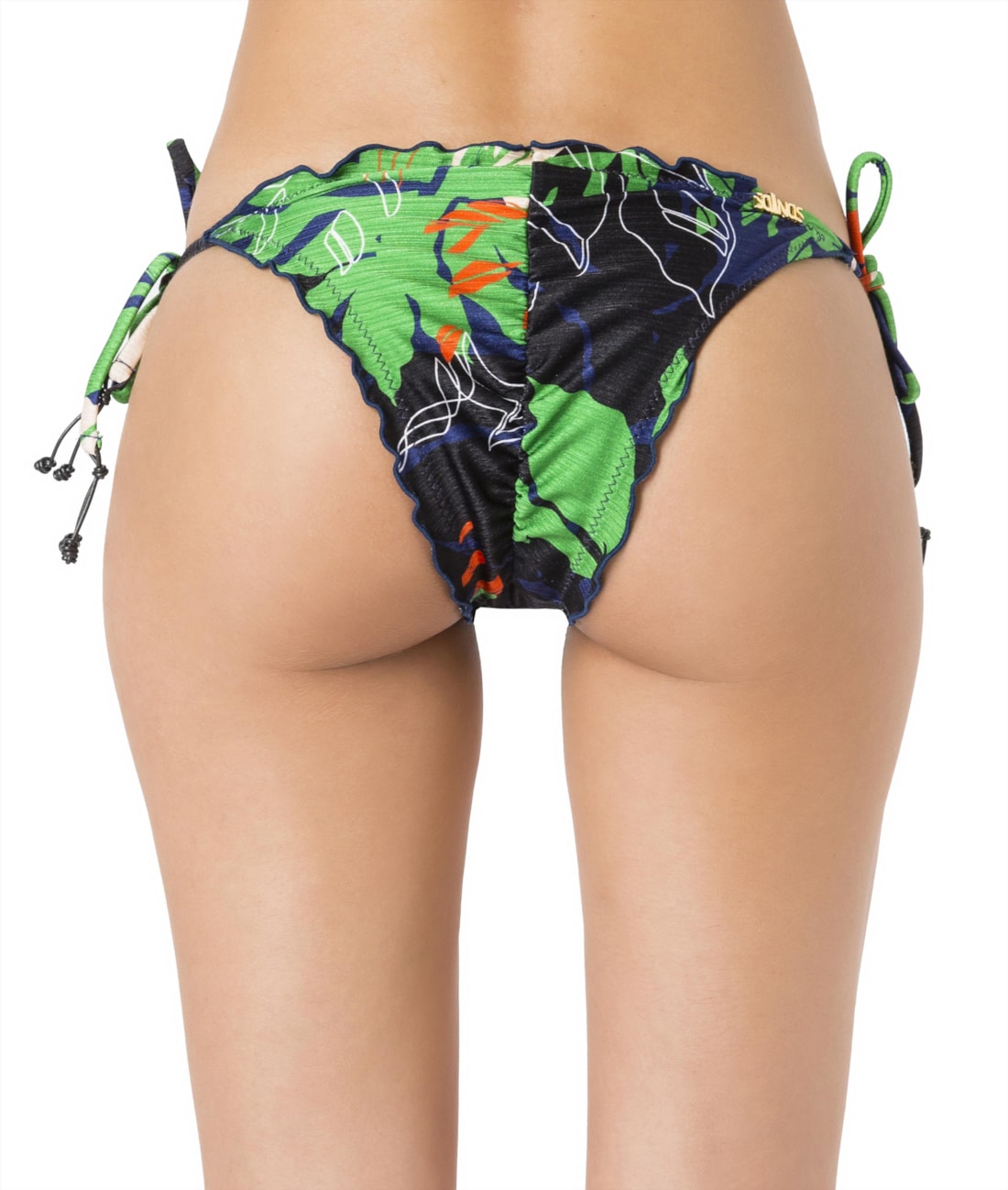 Calcinha Lacinho Frufru Guarana Estampado