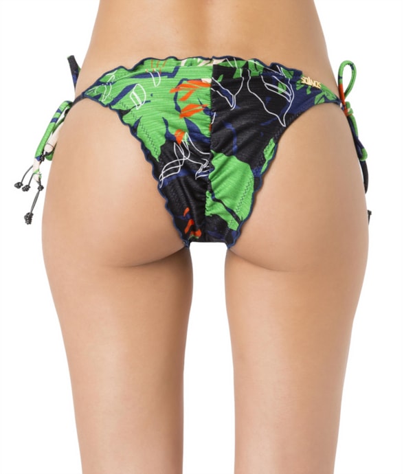 Calcinha Lacinho Frufru Guarana Estampado