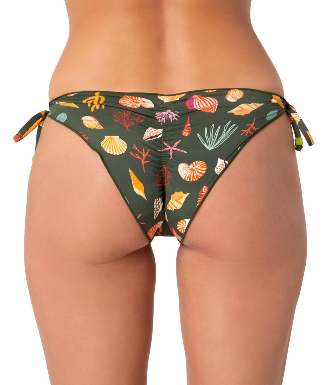 Calcinha Lacinho Frufru Tetis Verde Escuro