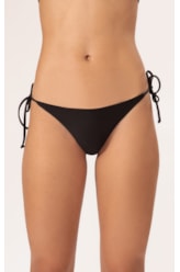 Calcinha Lacinho Junto Satin Skin Preto