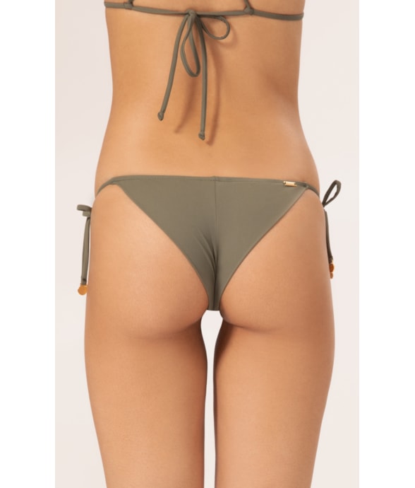 Calcinha Lacinho Mini Miracle Up Air Sense Verde Militar